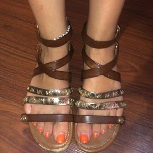 Micheal Kors gladiator shoes